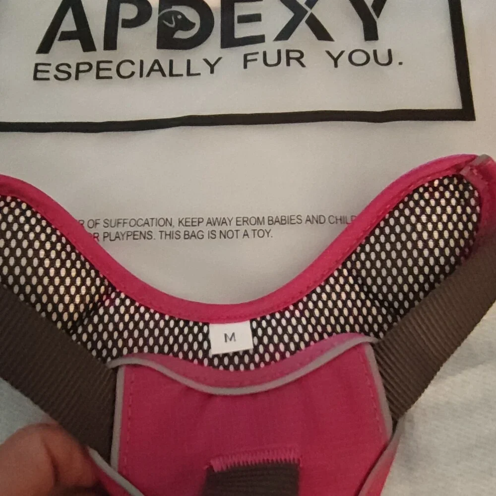 APDEXY Urban Dog Harness M Purple Mesh Adjustable Soft/Vest Unisex X0043GIE08